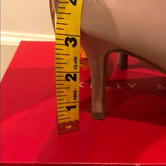 KELLY & KATIE: Nude Peep Toe Heels - Picture 8 of 8